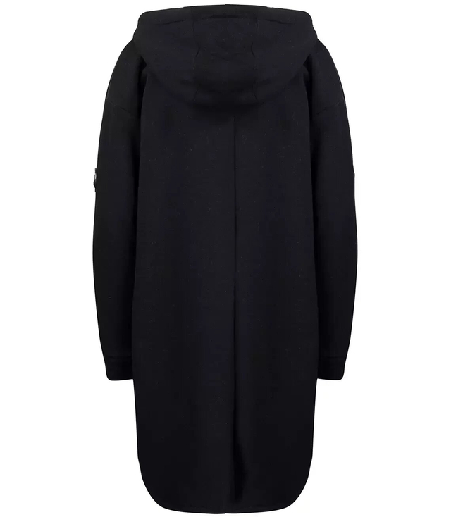 Warm long sweatshirt cotton shirt jacket