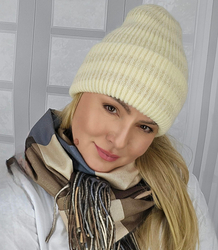 Warm women's BEANIE winter beanie autumn one-color hat