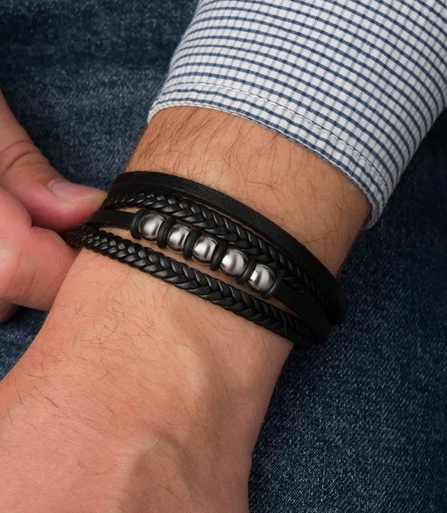 Men's bracelets perfect for a gift braided