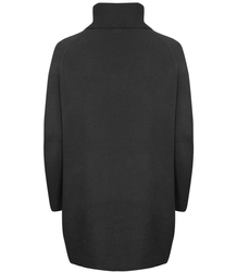 Luźna Sukienka dzianinowa Golf WEŁNA +SIZE