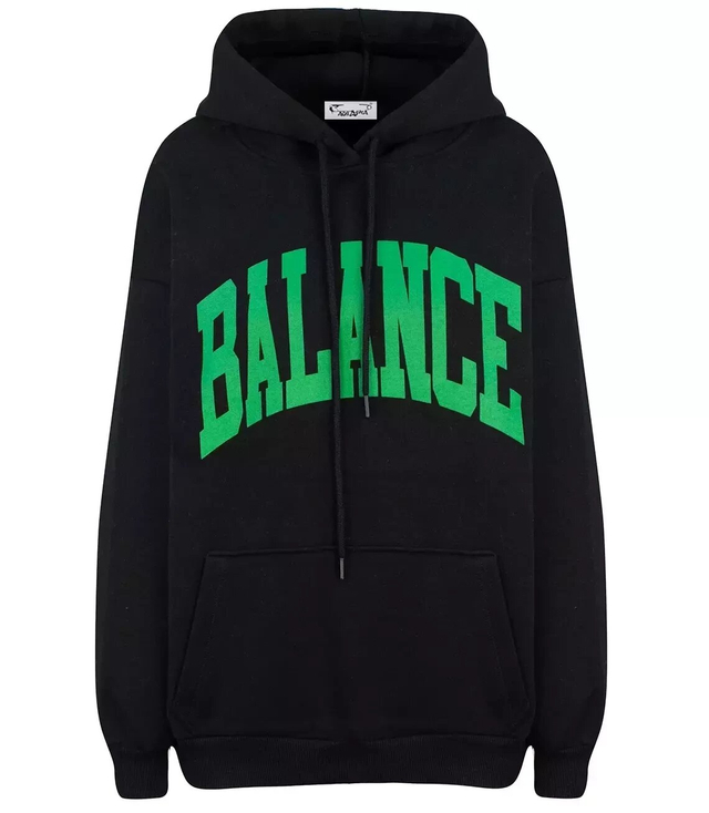 Oversize unisex BALANCE sweatshirt with large inscriptions