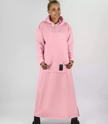 Long sweatshirt oversized tracksuit dress