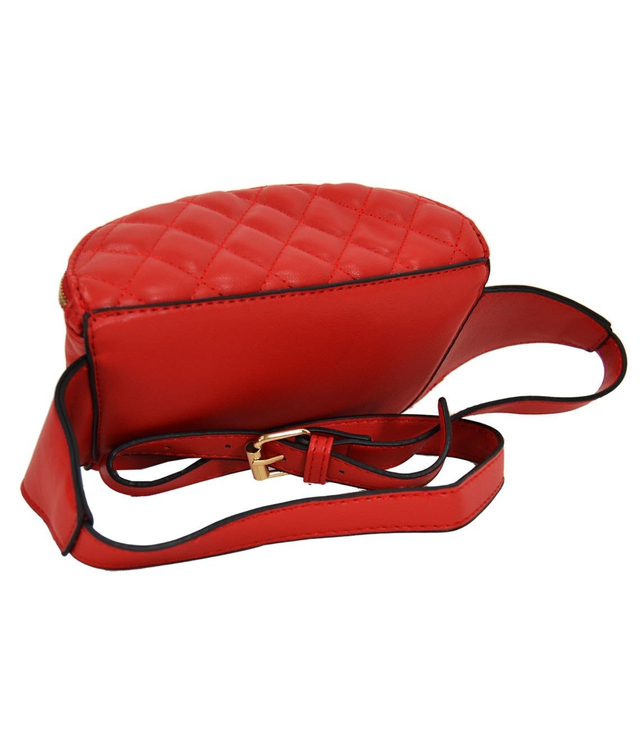 Fashionable quilted waist bag