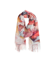 Women's floral pattern scarf 180x70