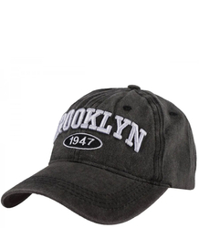 Cotton vintage destroyed adjustable unisex embroidered baseball cap BROOKLYN