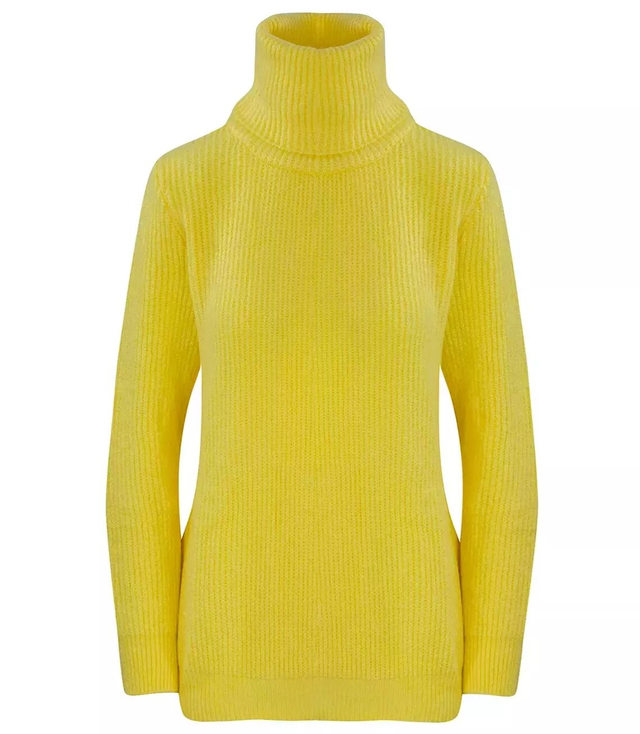 Classic ribbed turtleneck sweater