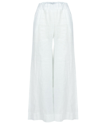 Wide leg linen culotte pants LAILA