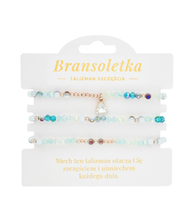 Bransoletki 3w1 TALIZMAN SZCZĘŚCIA z zawieszką