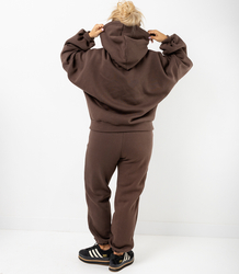 Warm thick tracksuit set sweatshirt + pants STELLA