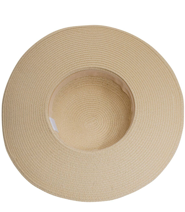 Elegant women's straw hat with hooks