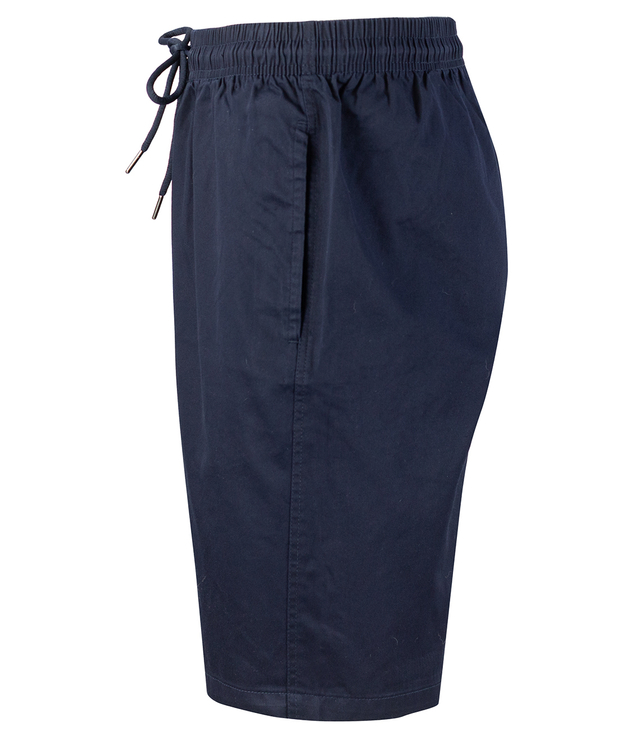 Men's single color cotton shorts with pockets