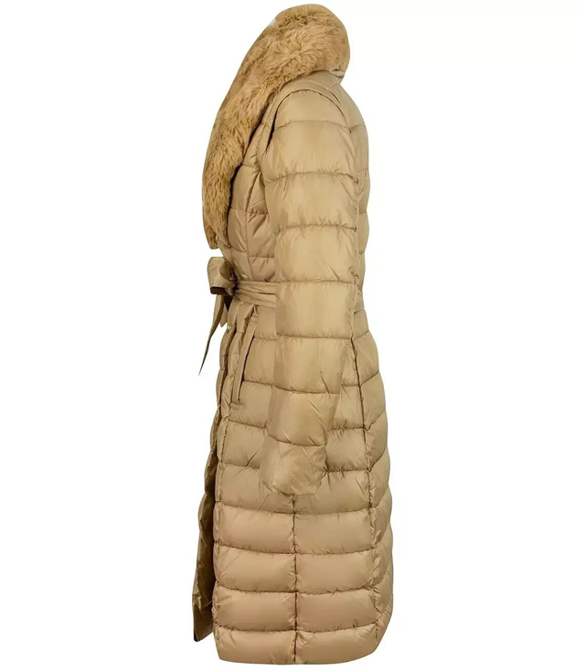 Quilted jacket coat sleeveless 4W1 FUR