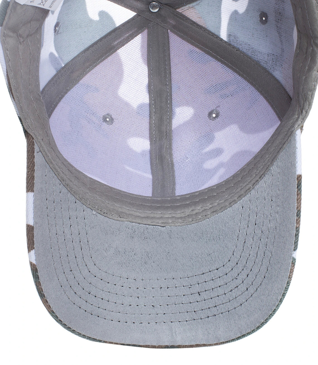 Unisex moro baseball cap with velcro closure