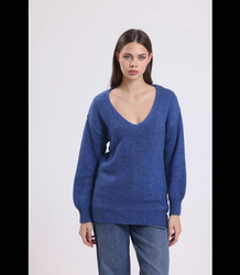 Warm, fashionable, loose women's sweater MATYLDA