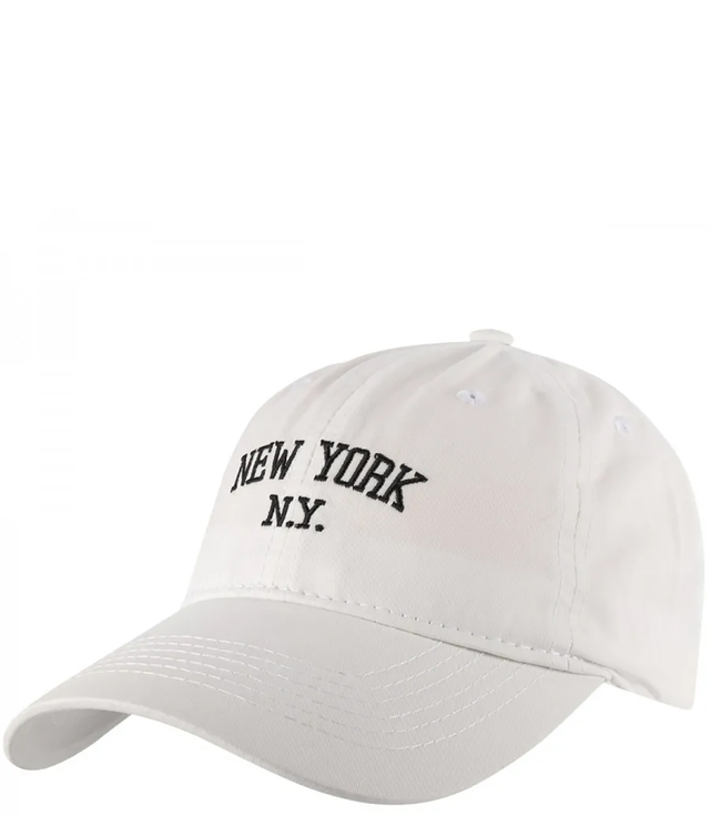 Unisex adjustable cotton baseball cap embroidered NEW YORK