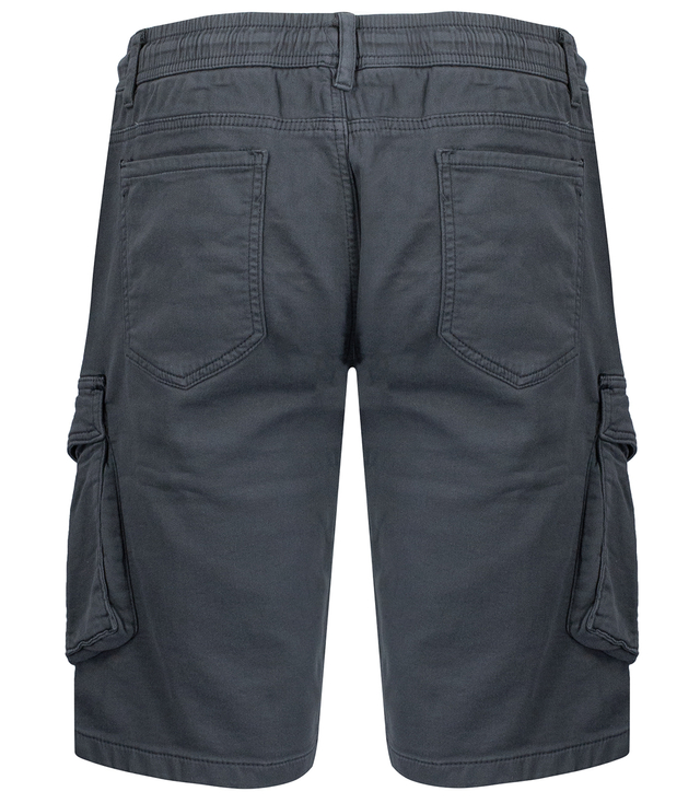 Cargo shorts with elastic waistband and cargo shorts