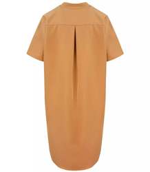 Koszulowa prosta sukienka elegancka na okazje