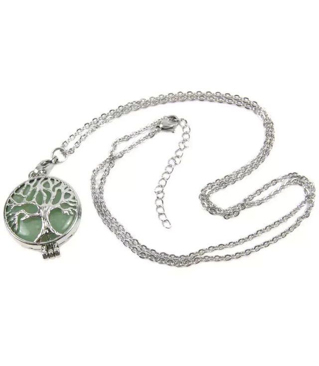 Surgical steel jadeite necklace Gift