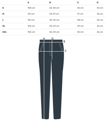 Comfortable sweatpants with white piping LEXI