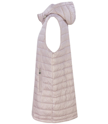 Women's long sleeveless plus size vest