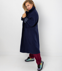Women's long loose oversized coat CINDY