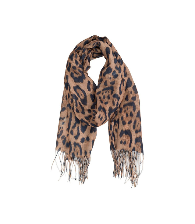 Women's scarf with leopard fashion pattern 180x70