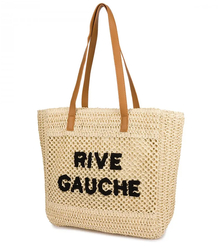 Torebka shopper boho z plecionki RIVE GAUCHE