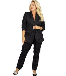 Women's elegant and evening sequins suit