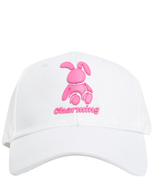 Children's baseball cap decorated with a bunny patch