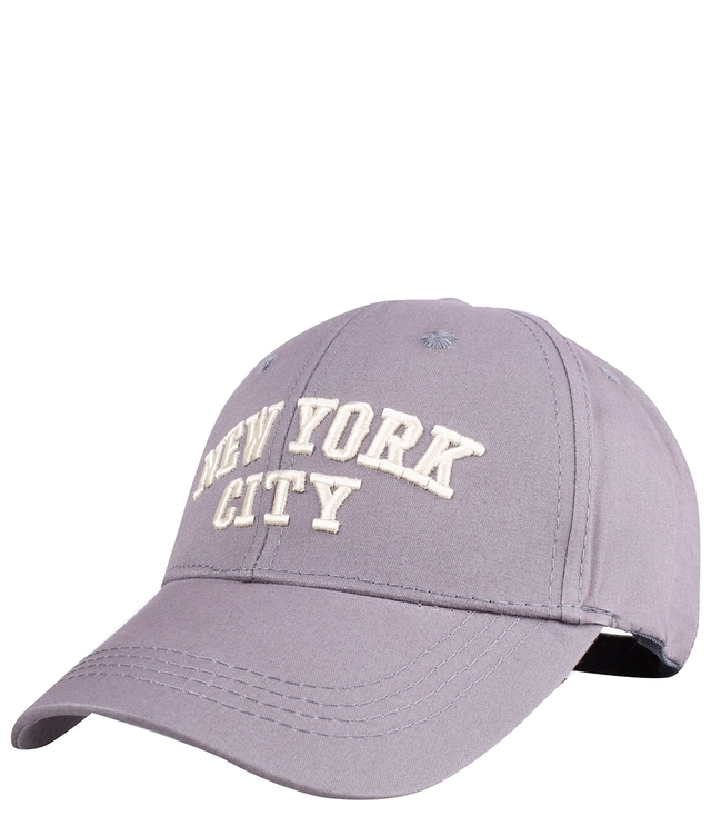 Czapka z daszkiem ozdobiona napisem NEW YORK CITY
