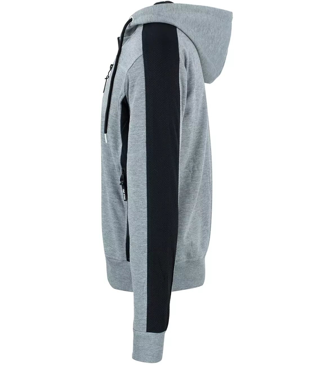 Hybrid men's transitional sweatshirt jacket 