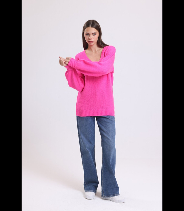 Warm, fashionable, loose women's sweater MATYLDA