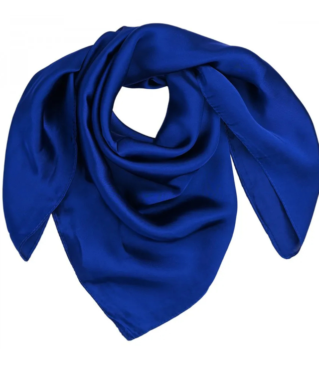 Delicate smooth scarf shawl single color elegant 70x70 cm