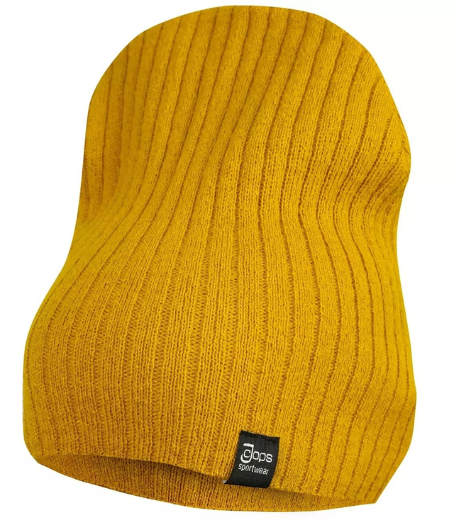 UNISEX ribbed knit beanie