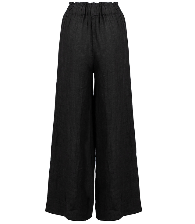 Wide leg linen culotte pants LAILA