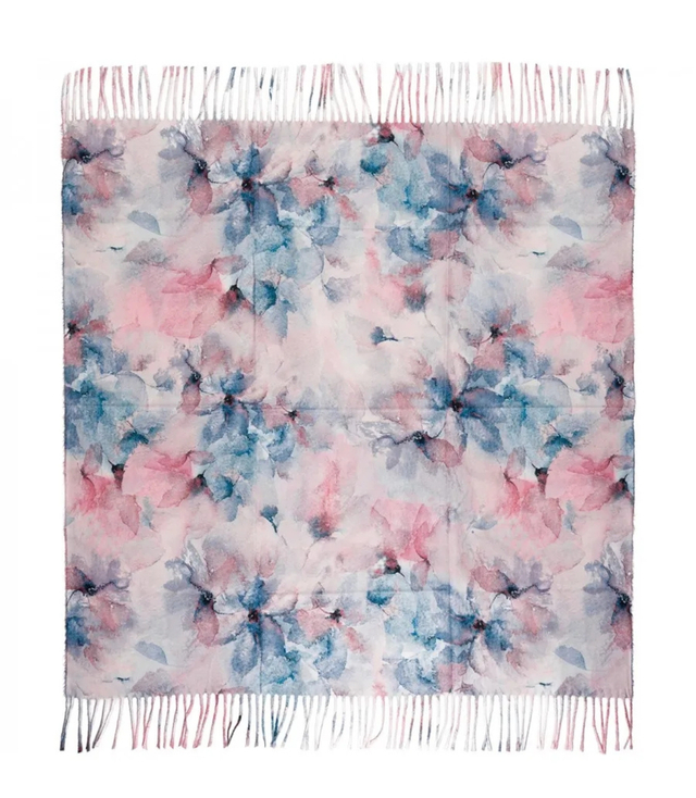 Delicate elegant women's shawl shawl with tassels