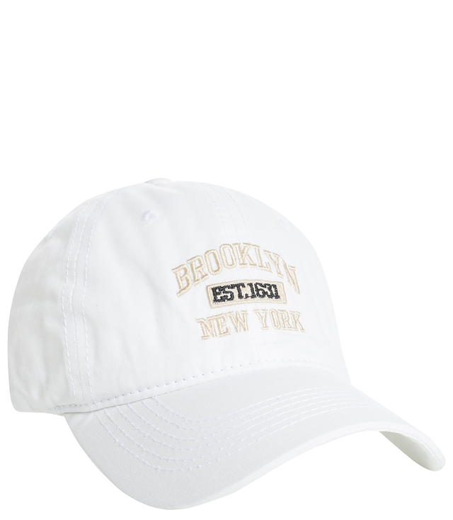 Unisex baseball cap with BROOKLYN embroidery