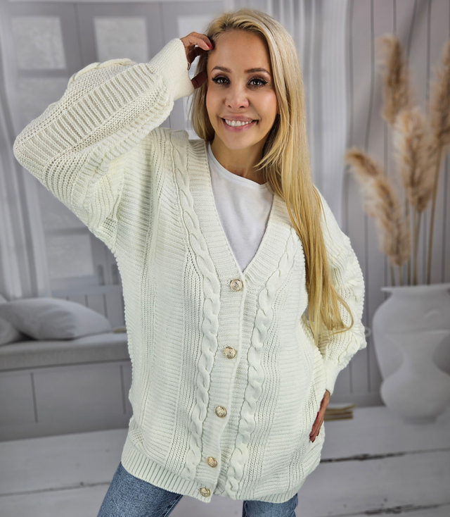 Warm, fashionable, loose women's sweater MATYLDA