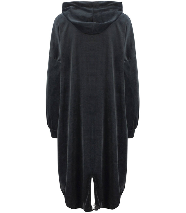 Bluza Welurowa sukienka dresowa kangurka