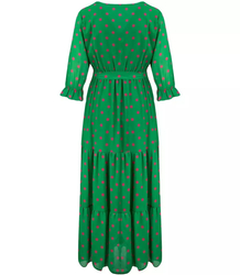 Long airy polka dot MAXI dress