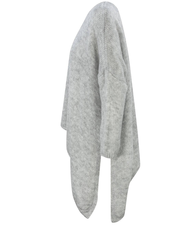 Ciepły sweter w SEREK asymetryczny z wełną