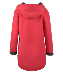 Women's warm parka fleece hoodie