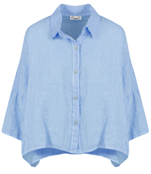 Oversized linen tapez shirt loose LAILA