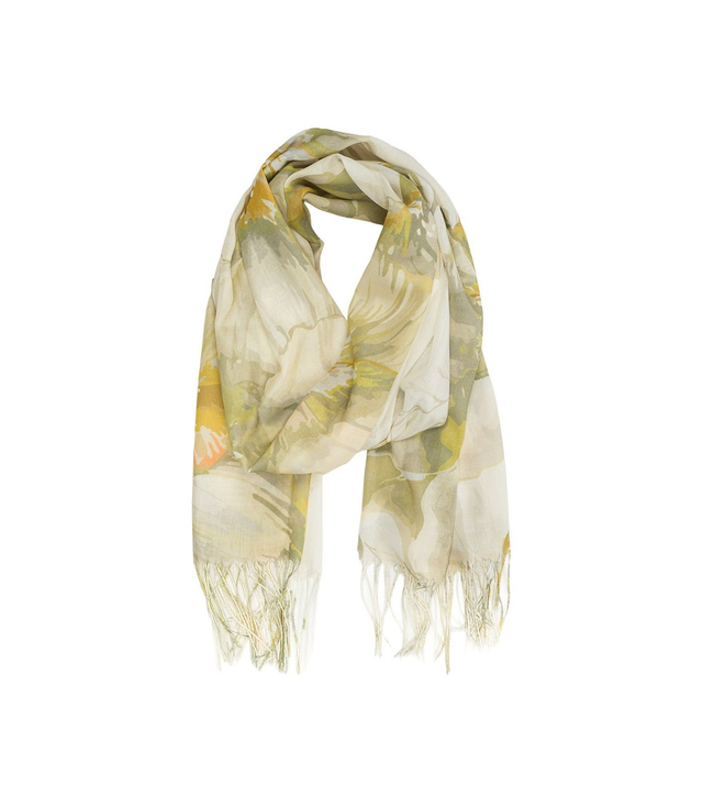 Women's floral pattern scarf 180x70
