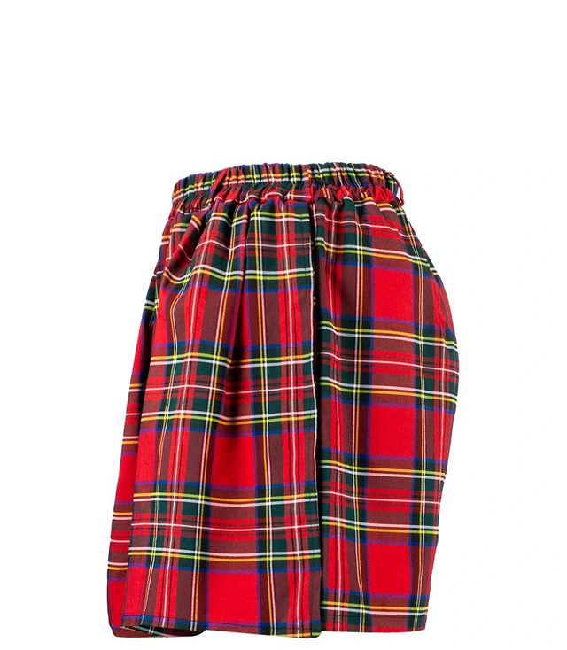 Women's shorts, checkered skirt and shorts plus szie IZA