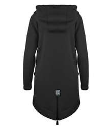 Designer long parka sweatshirt thick warm