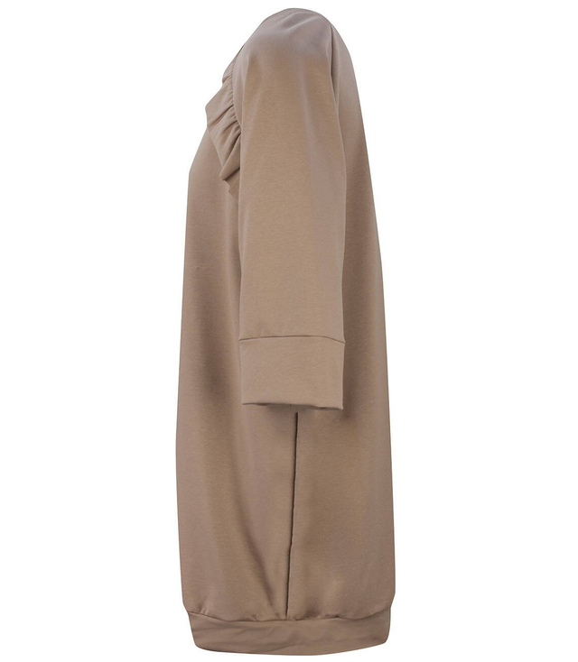 Sukienka Welurowa bluza dresowa z kominem