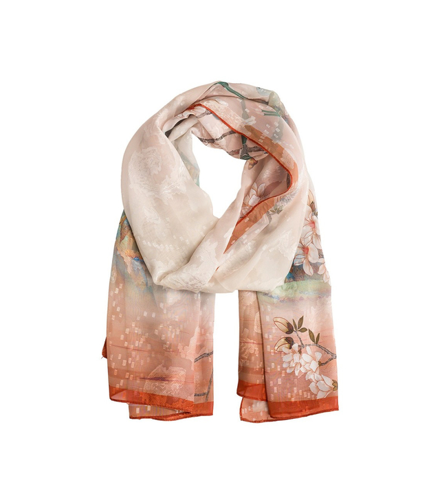 Women's patterned shawl 70x180