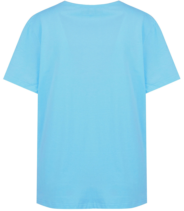 Basic V-neck T-shirt blouse ALDONA