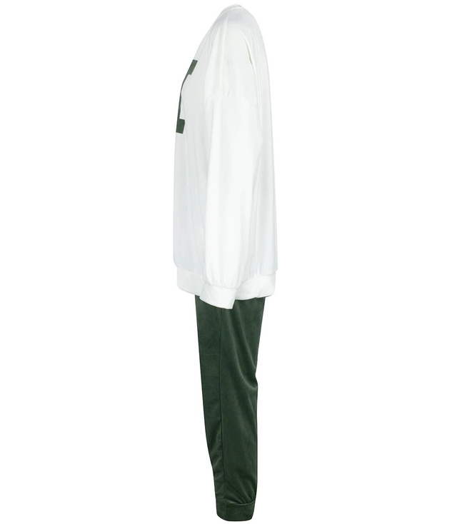 Women's velor tracksuit set Warm M MIA print